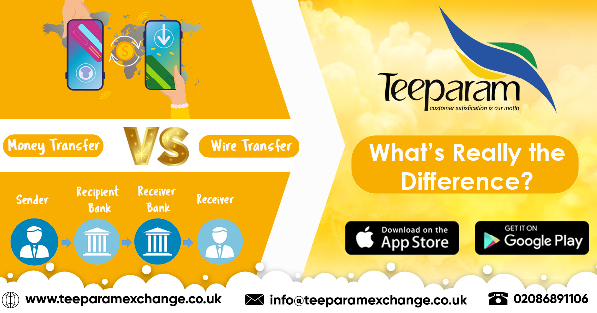 Difference between International Money Transfer Vs Wire Transfer