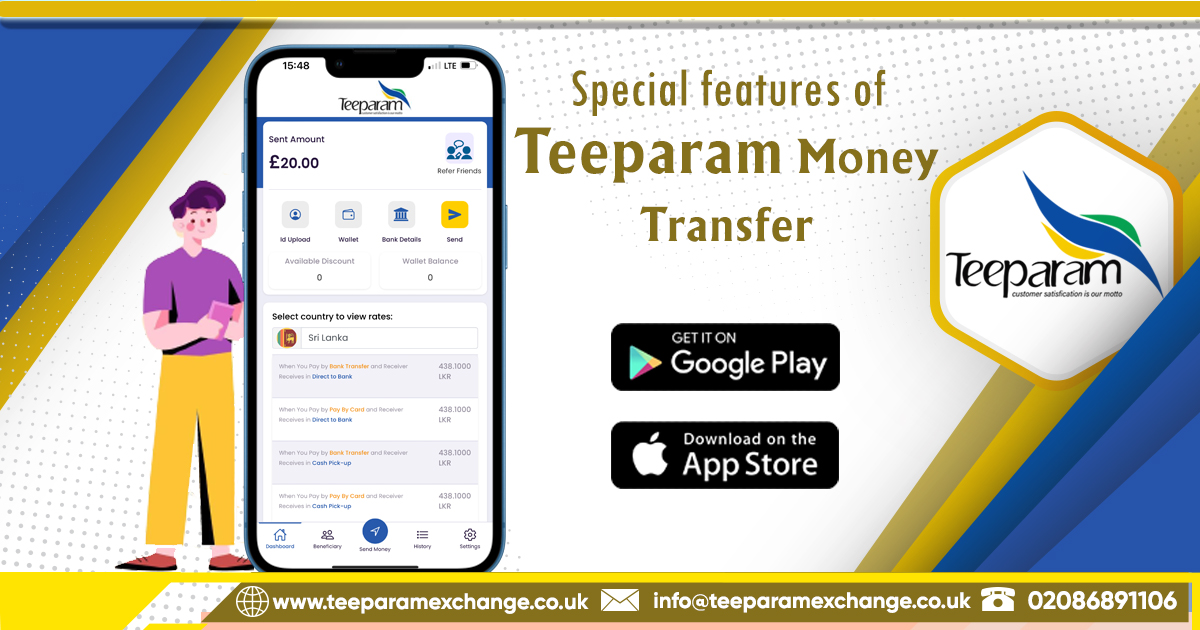 special features of teeparam money transfer